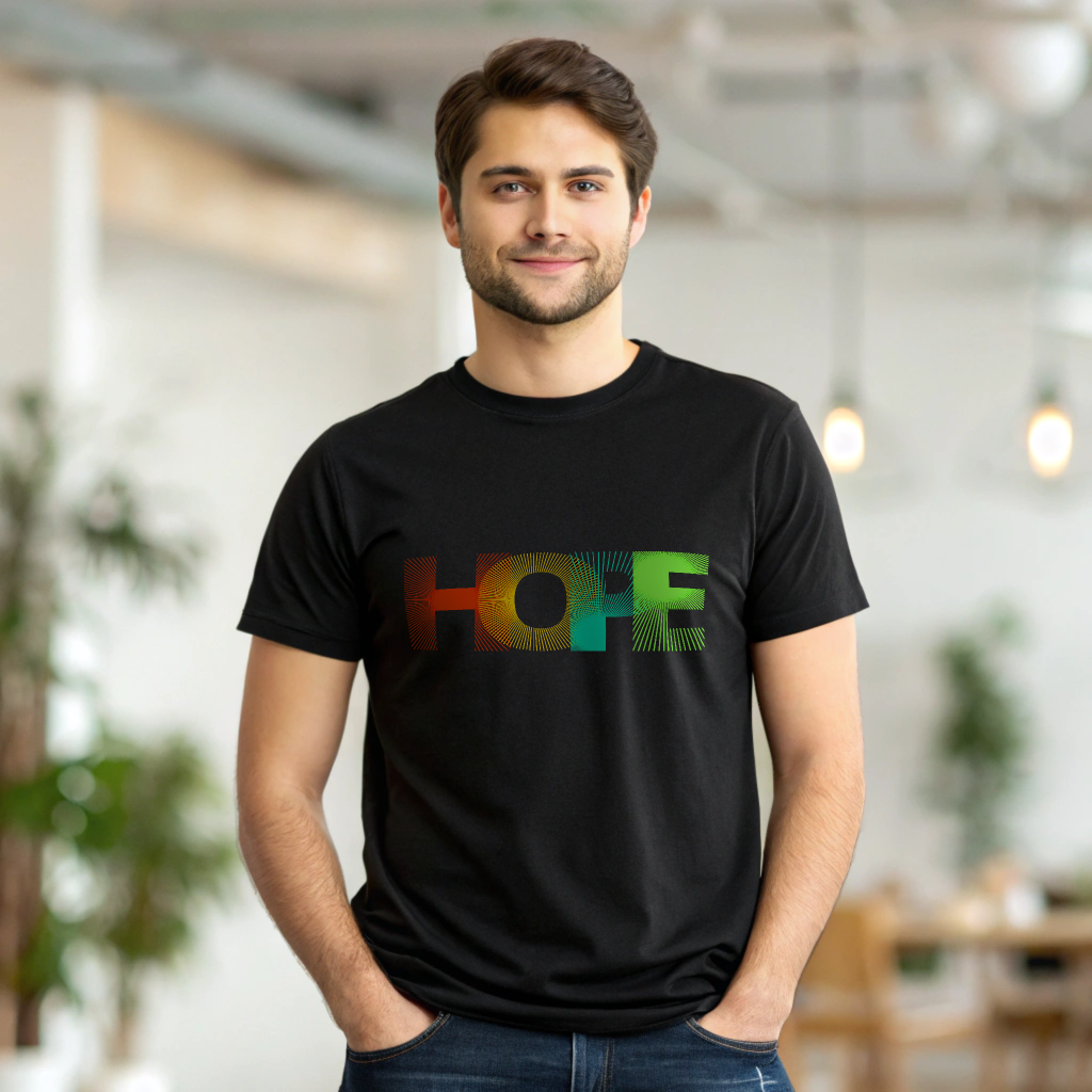 Hope – Unisex Minimal Cotton Graphic T-Shirt