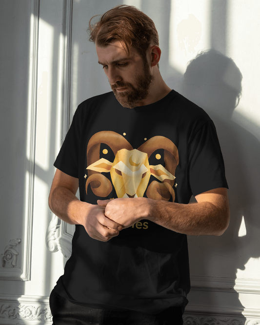 Aries Zodiac T-Shirt – 100% Cotton Unisex Horoscope Tee