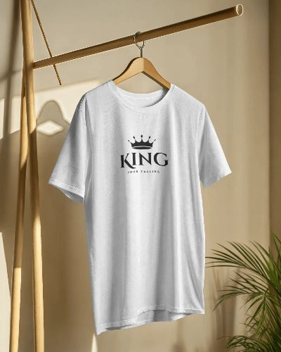 King – Unisex Cotton Royal Graphic T-Shirt