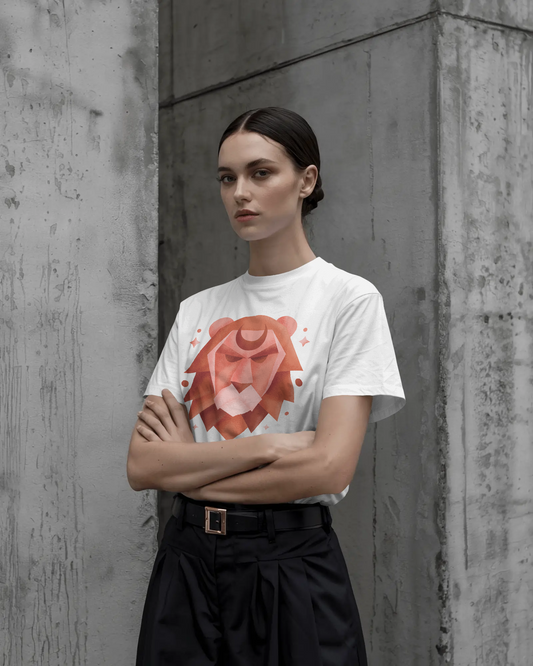 Leo Zodiac T-Shirt – Confident Fire Sign Tee for Women