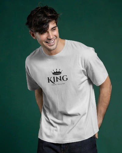 King – Unisex Cotton Royal Graphic T-Shirt