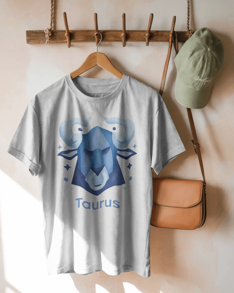 taurus zodiac tshirt men