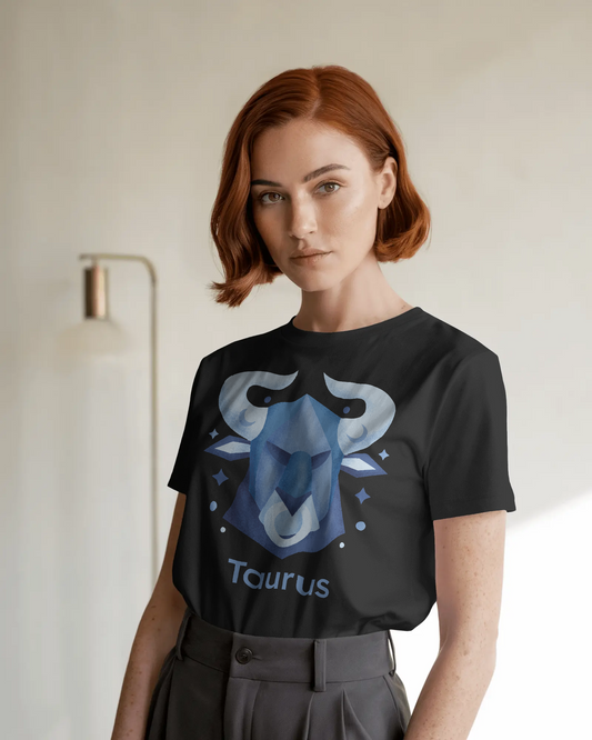 Taurus Zodiac T-Shirt – Earth Sign Cotton Tee for Women