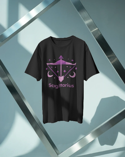 Sagittarius Zodiac T-Shirt – Cotton Tee for Free Spirits