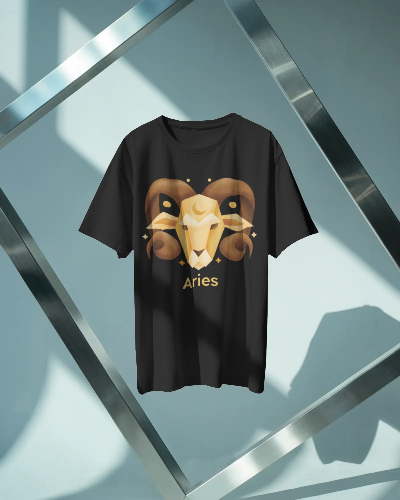 Aries Zodiac T-Shirt – 100% Cotton Unisex Horoscope Tee